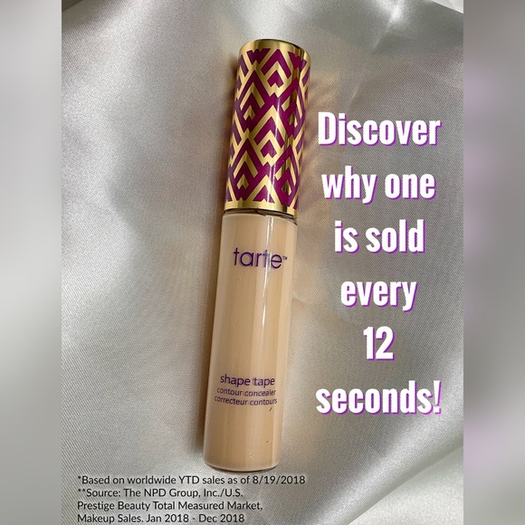NIB Tarte Shape Tape Concealer Light-Medium - Picture 2 of 5